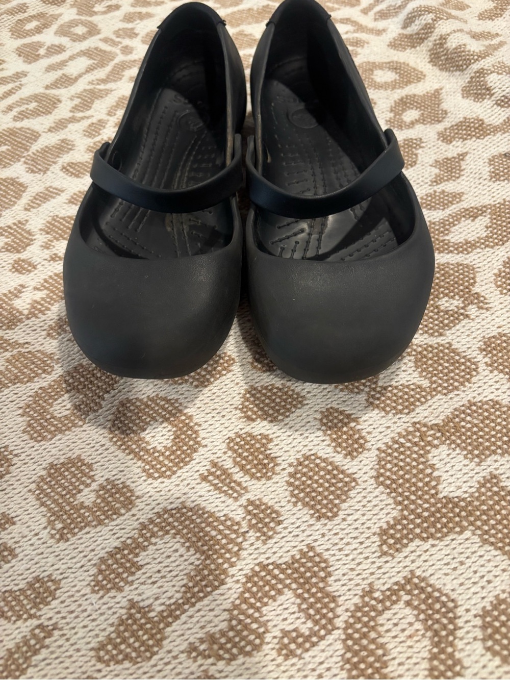 Black Mary Jane Slip-On Flats